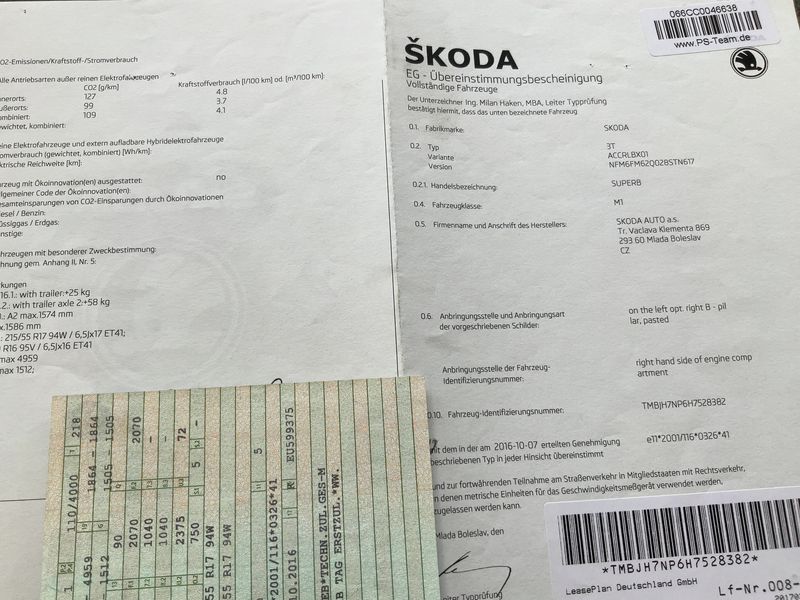 Skoda Superb 2.0 TDI Style 2017 – снимка 22