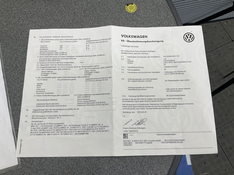 Volkswagen T6 Transporter 2.0 TDI Kasten lang 2019 – снимка 21