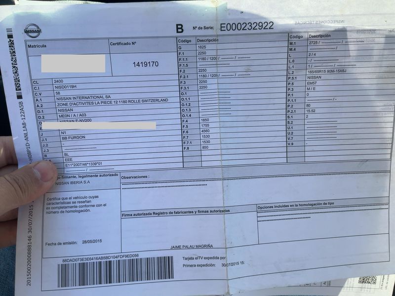 Nissan NV200 electric drive 80 kW e-Kasten 2015 – снимка 21