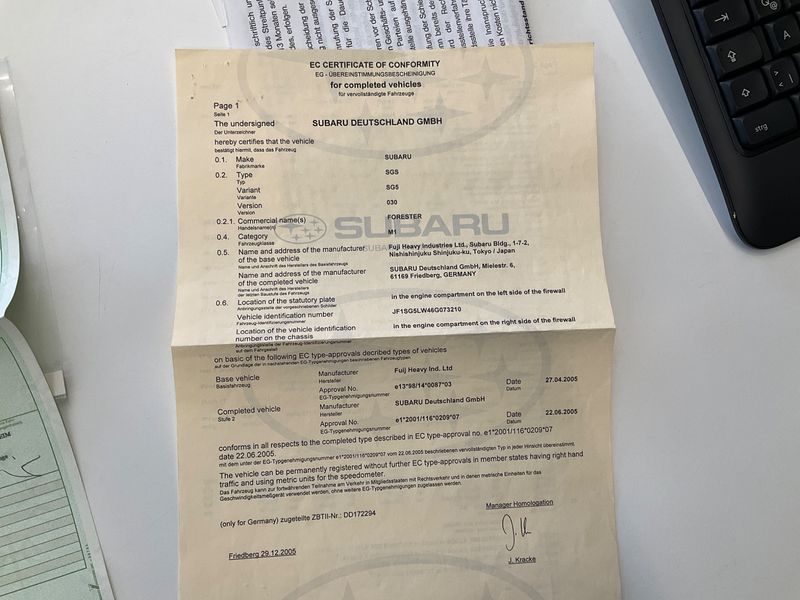 Subaru Forester 2.0 X Comfort 2006 – снимка 6