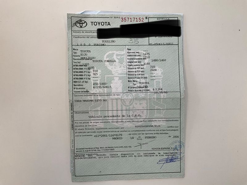 Toyota Corolla 1.4 D-4D Compact Luna 2006 – снимка 6