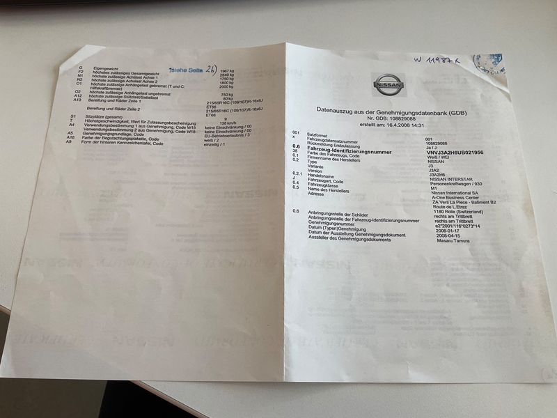 Nissan Interstar 2.5 dCi Kasten L1H2 hoch 3.3t 2008 – снимка 6