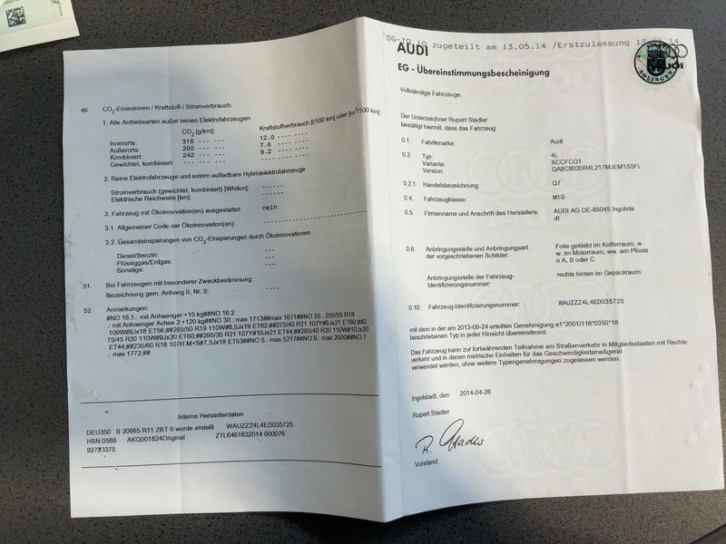 Audi Q7 4.2 V8 TDI quattro 2014 – снимка 21