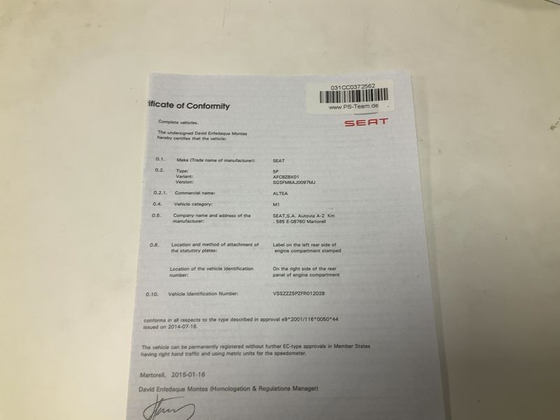 Seat Altea 1.2 TSI Sun 2015 – снимка 21