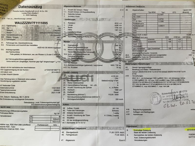 Audi A3 Limousine 2.0 TDI quattro Ambition 2015 – снимка 22