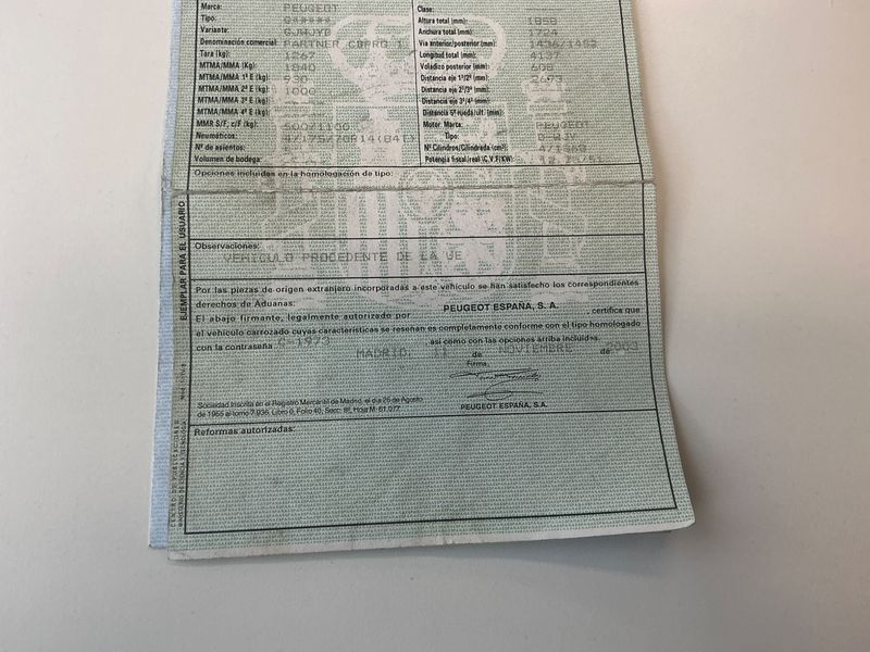 Peugeot Partner 1.9 Diesel Presence 2003 – снимка 6