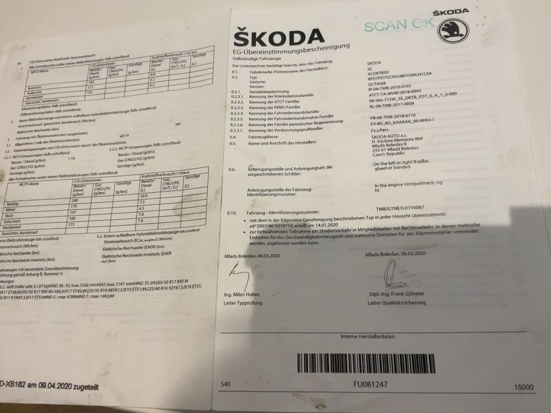 Skoda Octavia 2.0 TSI RS 60 2020 – снимка 21