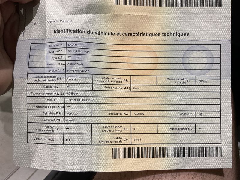 Skoda Octavia 1.6 TDI Ambiente 2011 – снимка 5