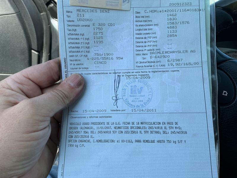 Mercedes-Benz E-Klasse E 320 CDI Avantgarde 2007 – снимка 6