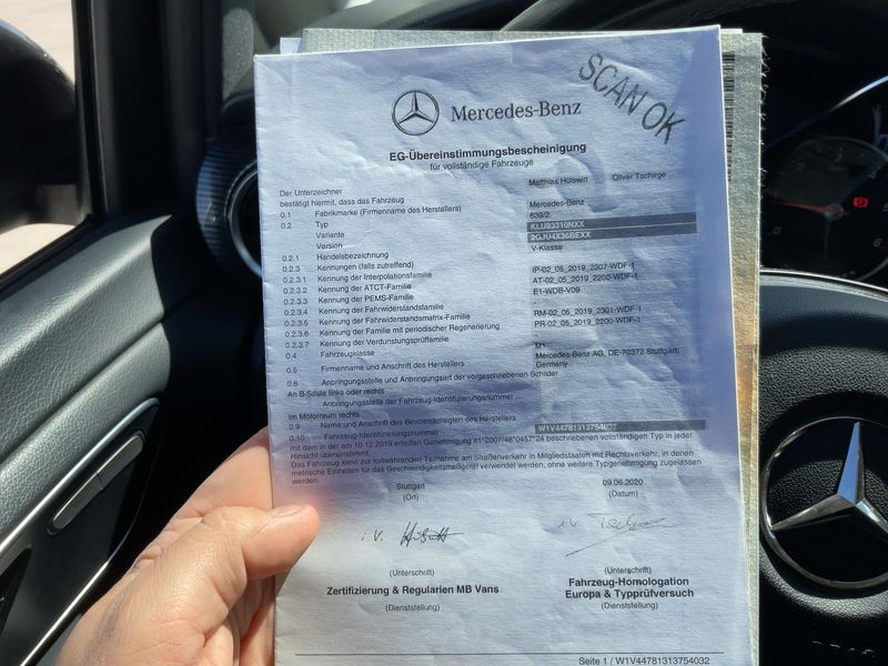 Mercedes-Benz V-Klasse V 300 d 4MATIC AVANTGARDE lang 2020 – снимка 22