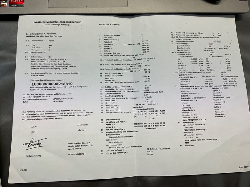 Honda Jazz 1.4 Comfort 2009 – снимка 6