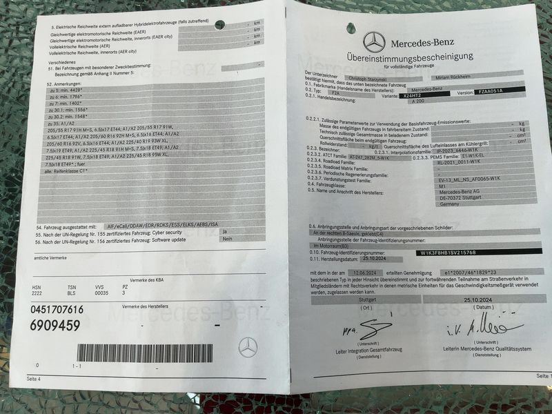 Mercedes-Benz A-Klasse A 200 Mild-Hybrid AMG Line 2024 – снимка 21