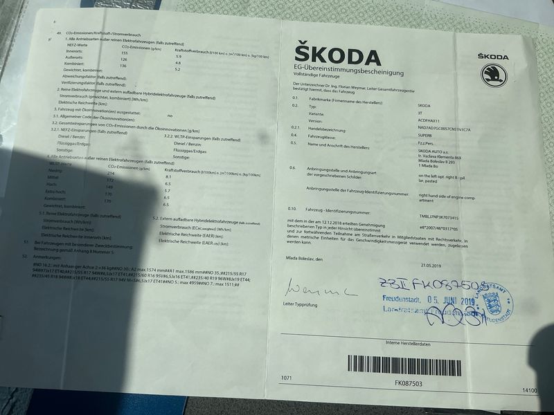Skoda Superb 2.0 TDI Premium Edition 4x4 2019 – снимка 22