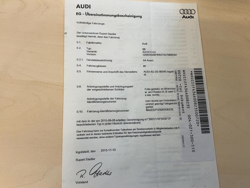 Audi A4 3.0 V6 TDI quattro 2015 – снимка 21