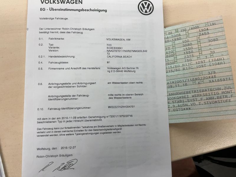 Volkswagen T6 California 2.0 TDI Beach Edition 4Motion 2017 – снимка 22