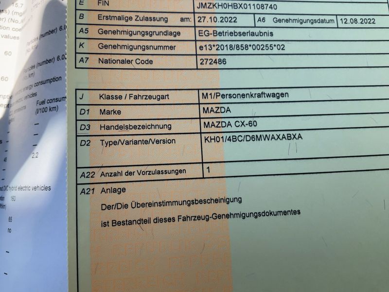 Mazda CX-60 2.5 e-Skyactiv Plug-in Hybrid Takumi AWD 2022 – снимка 21