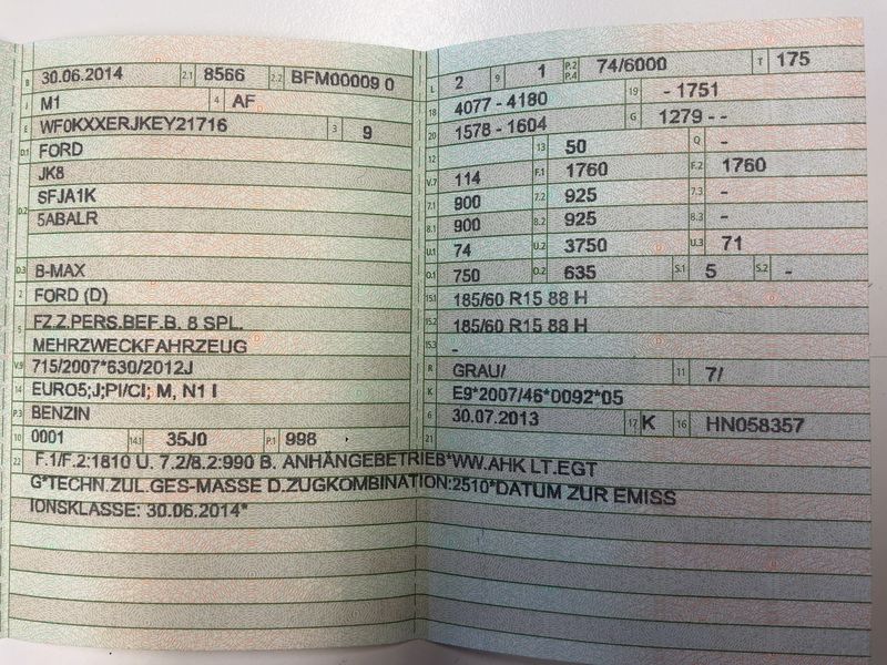 Ford B-Max 1.0 EcoBoost SYNC Edition 2014 – снимка 21