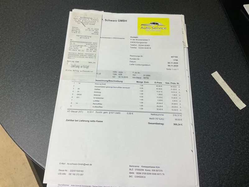 Renault Grand Scenic 1.6 dCi BOSE Edition 2015 – снимка на щета