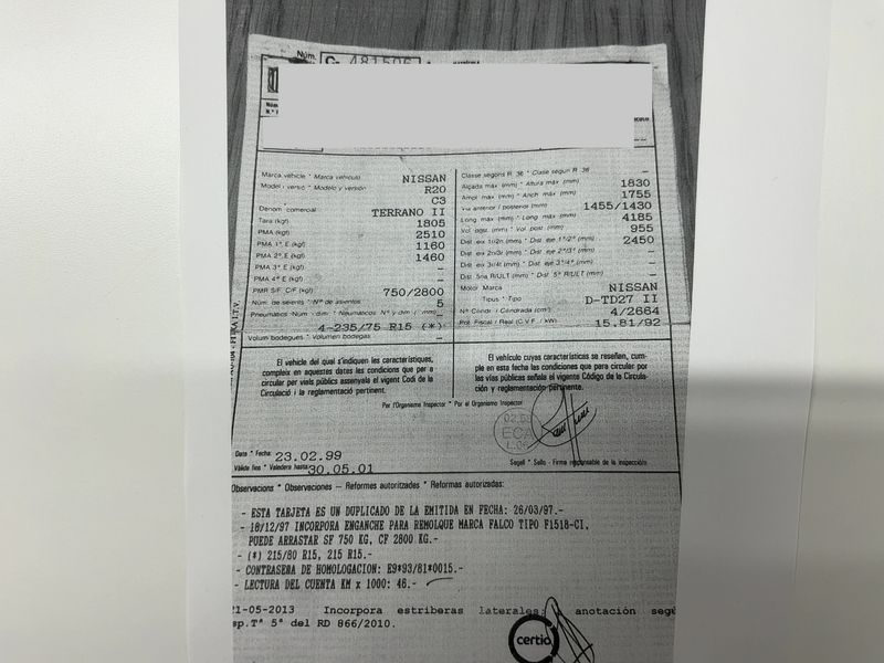 Nissan Terrano 2.7 Turbodiesel Basis 1997 – снимка 21