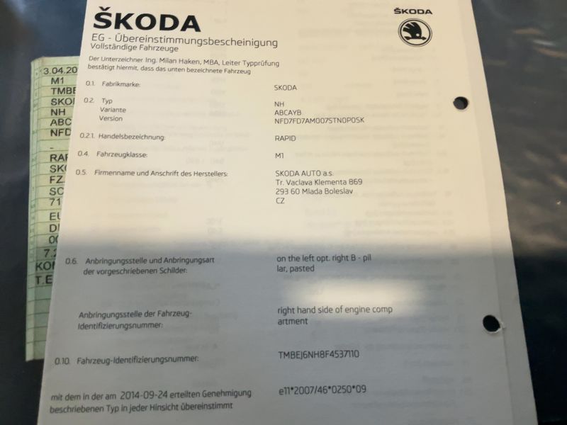 Skoda Rapid Spaceback 1.6 TDI Ambition 2015 – снимка 22