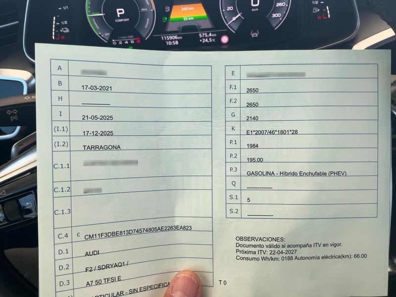 Audi A7 Sportback 50 TFSIe quattro Black line 2021 – снимка 20