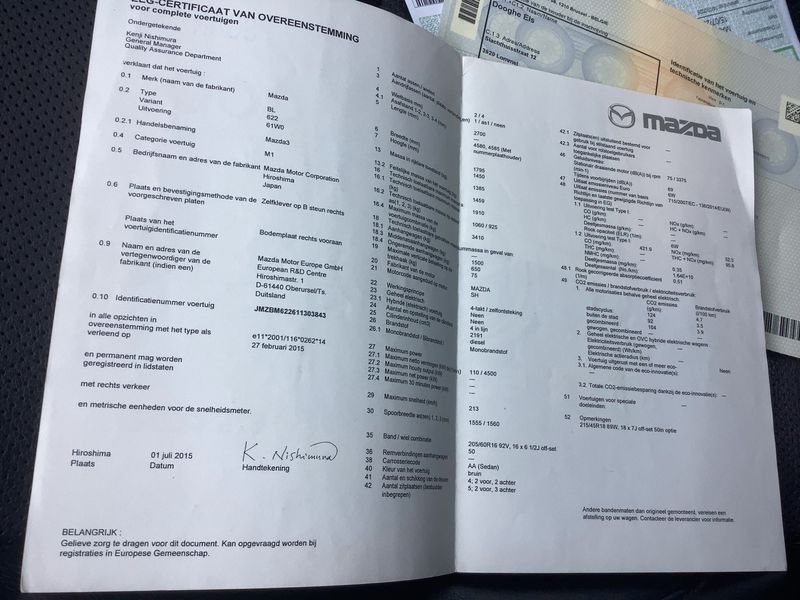 Mazda 3 2.2 Turbodiesel Center-Line 2015 – снимка 21