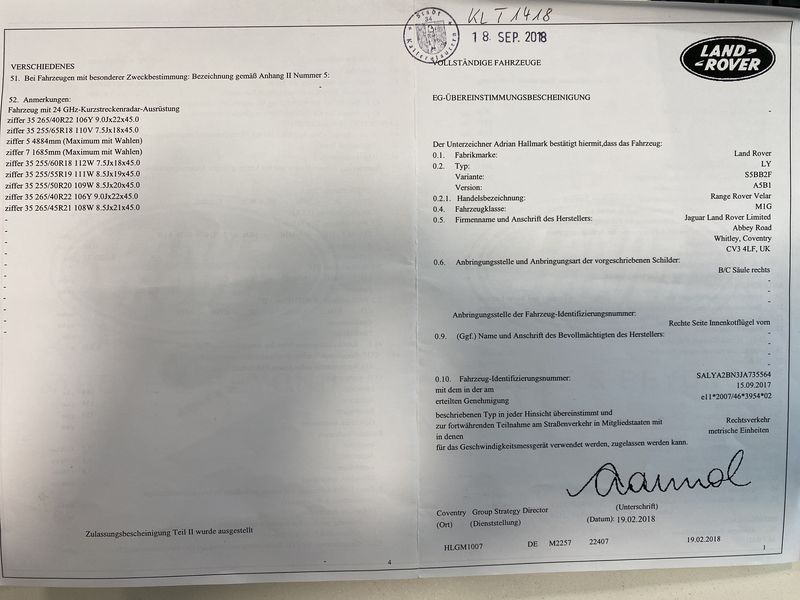 Land Rover Range Rover Velar 2.0 Diesel S 2018 – снимка 24