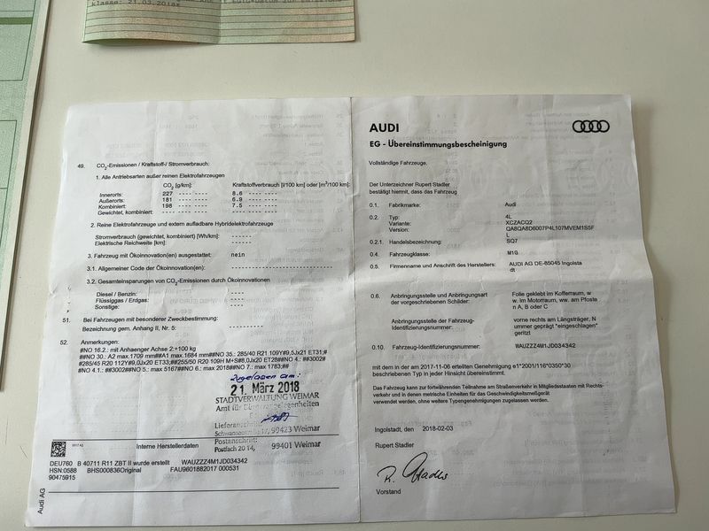 Audi SQ7 4.0 V8 TDI quattro 2018 – снимка 21