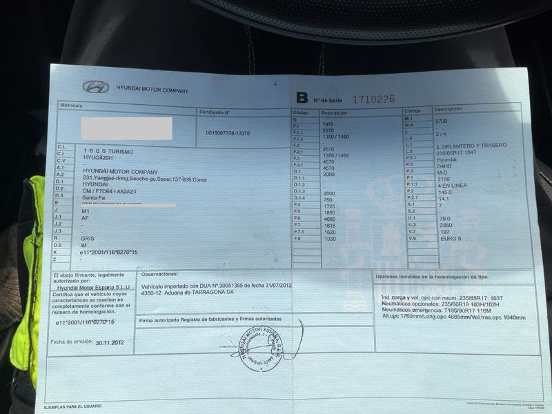 Hyundai Santa Fe 2.2 CRDi Style 4WD 2012 – снимка 21
