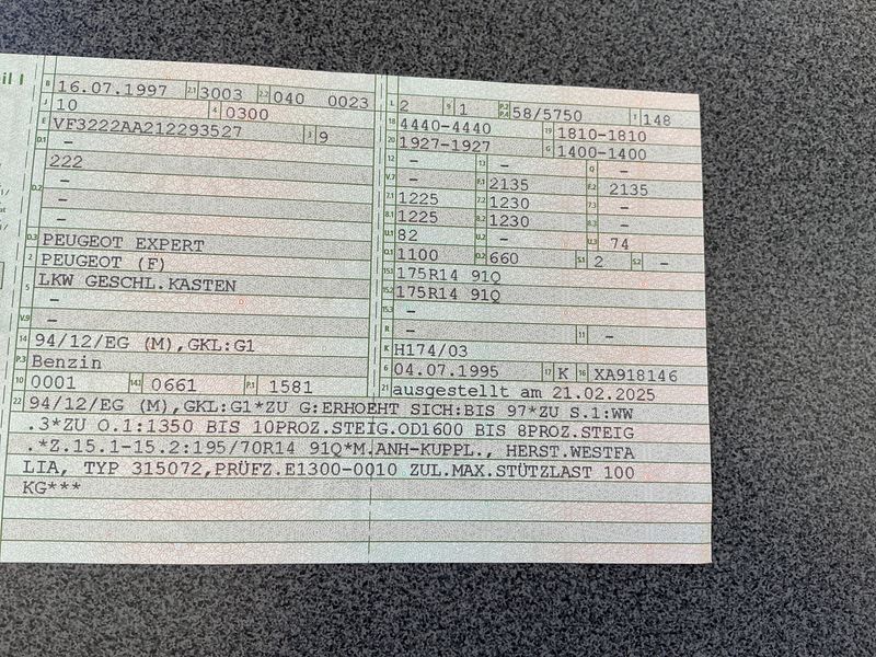 Peugeot Expert 1.6 Kasten verglast 1997 – снимка 5