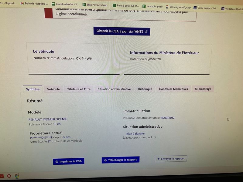 Renault Scenic 1.5 dCi Authentique 2012 – снимка 6