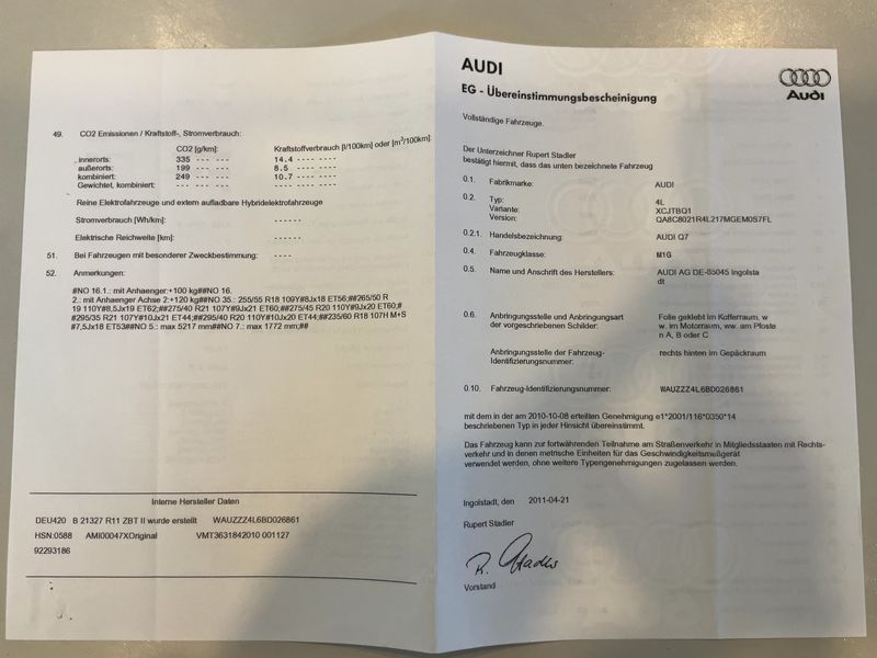 Audi Q7 3.0 V6 TFSI quattro 2011 – снимка 22