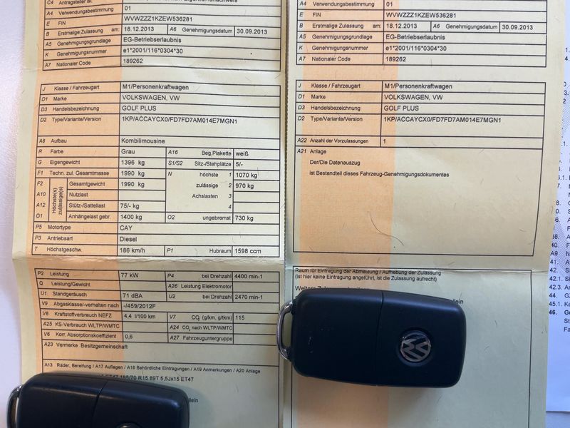 Volkswagen Golf VI Plus 1.6 TDI Rabbit BlueMotion Tech 2013 – снимка 15