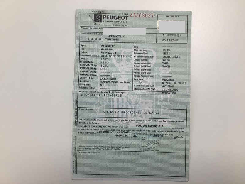 Peugeot 308 1.6 HDi Sportium 2010 – снимка 21