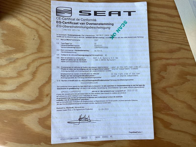 Seat Altea XL 1.9 TDI Stylance Style 2010 – снимка 6