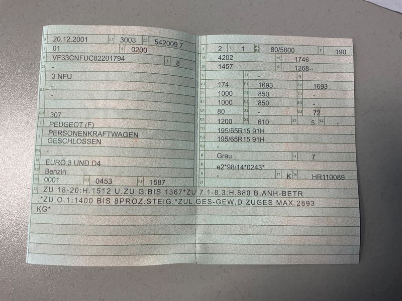 Peugeot 307 1.6 Tendance 2001 – снимка 5