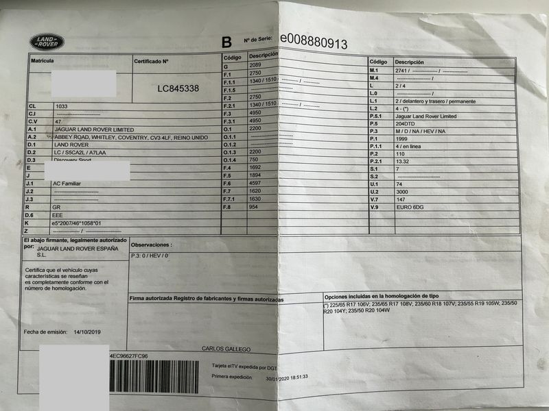 Land Rover Discovery Sport D150 S AWD 2020 – снимка 21