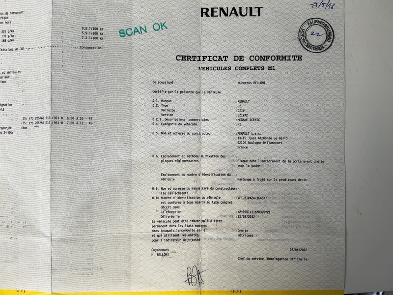 Renault Grand Scenic 1.4 TCe Luxe 2012 – снимка 21
