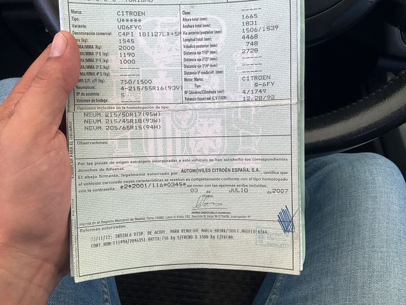 Citroen C4 Picasso 1.8 LX Plus 2007 – снимка 6