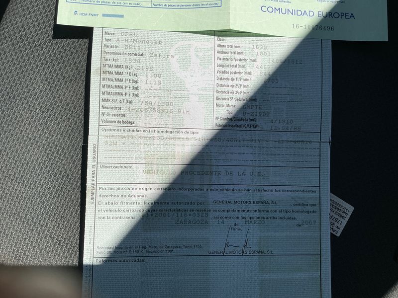 Opel Zafira 1.9 CDTI Enjoy 2007 – снимка 6