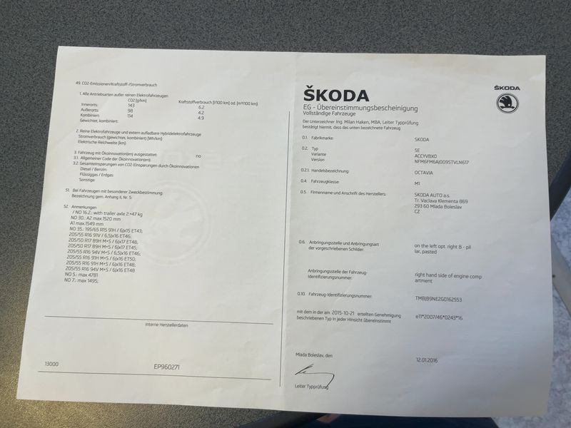 Skoda Octavia 1.2 TSI Ambition 2016 – снимка 22