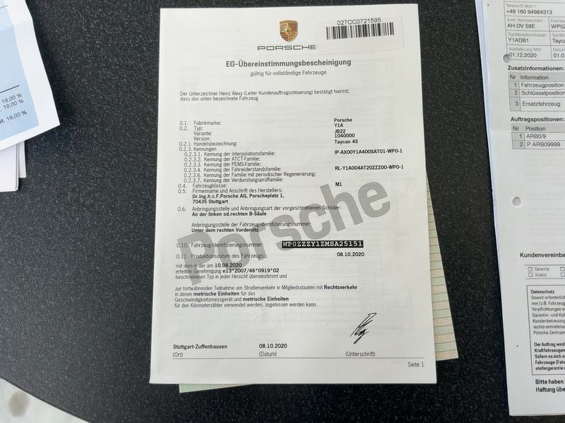 Porsche Taycan 4S 4S 2020 – снимка 21