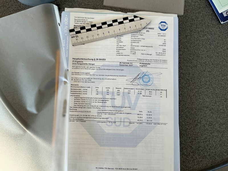 Skoda Octavia 2.0 TDI Sport Edition 2012 – снимка на щета