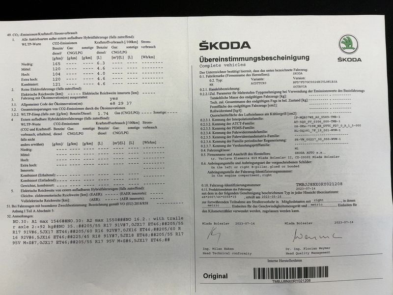 Skoda Octavia 2.0 TDI Sportline 2023 – снимка 21