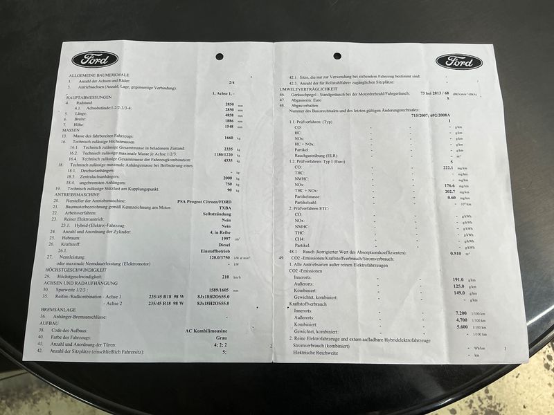 Ford Mondeo 2.0 TDCi Titanium 2012 – снимка на щета
