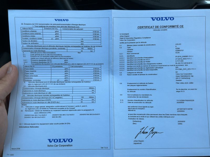 Volvo XC40 1.5 T5 Plug-in Hybrid Inscription 2WD 2020 – снимка 22