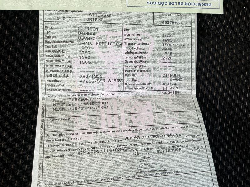 Citroen C4 Picasso 1.6 HDi SX 2008 – снимка 6