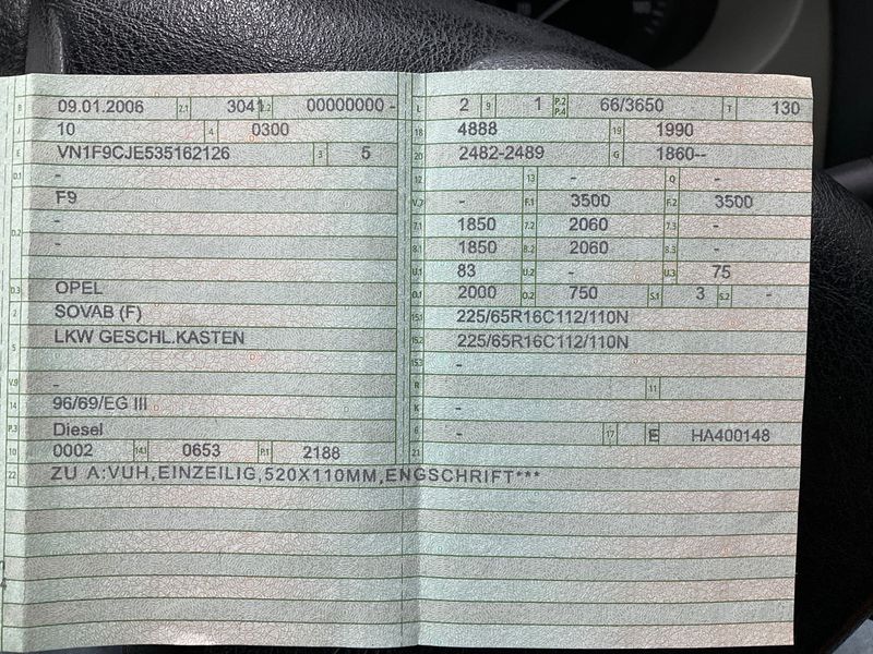 Opel Movano 2.2 CDTI L2H2 HKa 3,5t 2006 – снимка 5