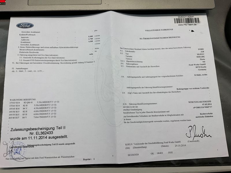 Ford Fiesta 1.0 EcoBoost Titanium 2014 – снимка 6
