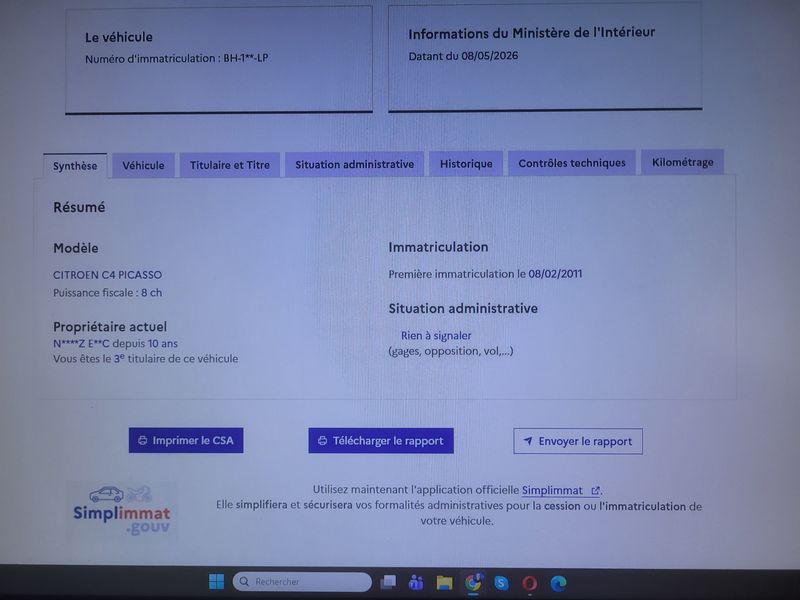 Citroen C4 Picasso 2.0 HDi Confort 2011 – снимка 6